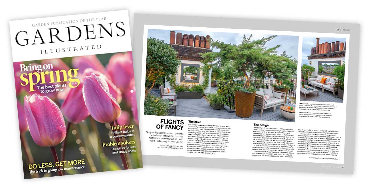 Gardens Illustrated features our Kensington Roof Terrace