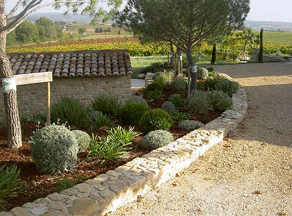 Provence new driveway and borders