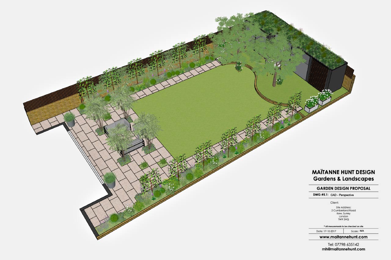 Kew Garden layout and design visual