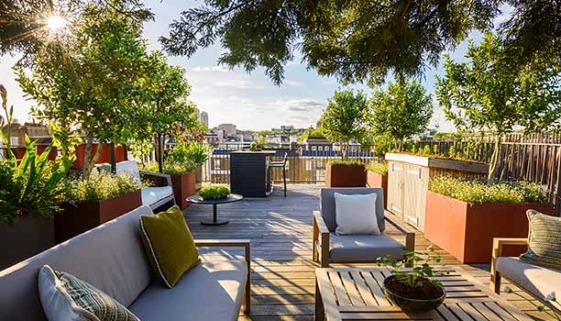 Belgravia Roof Terrace designed by Maïtanne Hunt