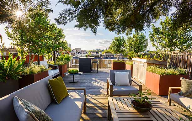 Belgravia Roof Terrace designed by Maïtanne Hunt