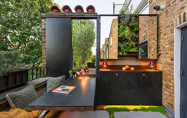 Notting Hill Terrace design, build and planting by Maïtanne Hunt