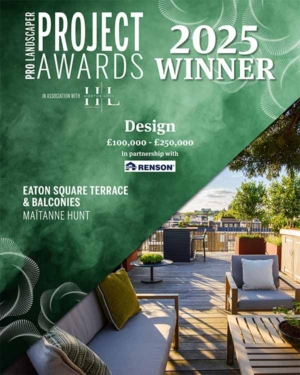 Pro Landscaper Awards Design £100,00-£250,000 Winner 2025