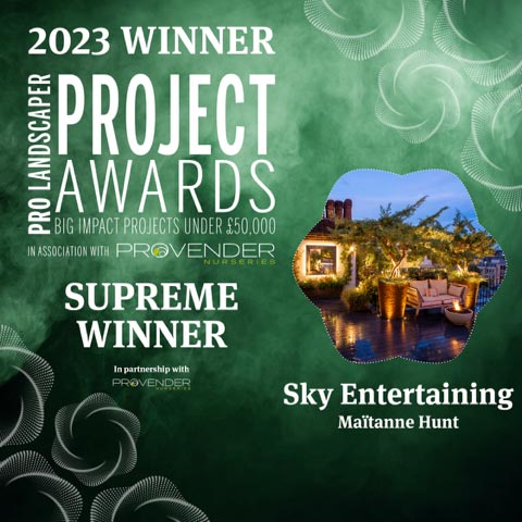Pro Landscaper Supreme Winner Award 2023